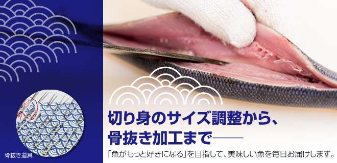 魚食には成長に合わせたスタイルがあります